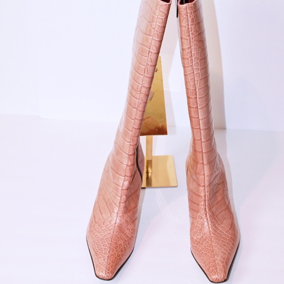 Bruno Magli Croc Boots Size (6) - Picture 1 of 6